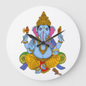 Lord Ganesha Clock Grote Klok (Voorkant)