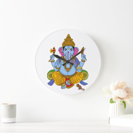 Lord Ganesha Clock Grote Klok (Huis)