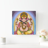 Lord Ganesha decoratieve wandklok (Huis)