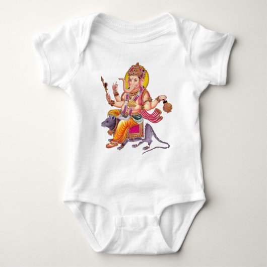 LORD GANESHA - Ganapati, Vinayaka en Pillaiyar Romper (Voorkant)