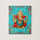 Lord Ganesha - Gemengde media Legpuzzel (Verticaal)