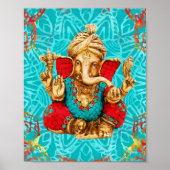 Lord Ganesha - Gemengde media Poster (Voorkant)