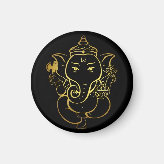 Lord ganesha happy diwali magneet (Voorkant)
