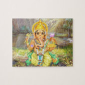 Lord Ganesha Hindu God Puzzle Legpuzzel (Horizontaal)