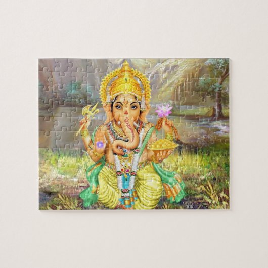 Lord Ganesha Hindu God Puzzle Legpuzzel (Horizontaal)