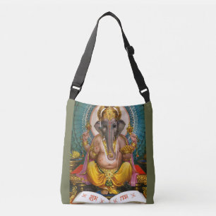 Lord Ganesha Indian Hindu Yoga Spiritueel Crossbody Tas