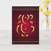Lord Ganesha - Kaart (Gele Bloem)