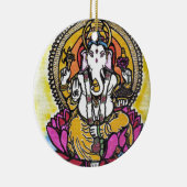 Lord Ganesha Keramisch Ornament (Rechts)