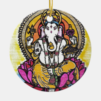 Lord Ganesha Keramisch Ornament