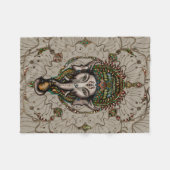 Lord Ganesha - Kleur op Canvas Fleece Deken (Voorkant (Horizontaal))