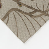 Lord Ganesha - Kleur op Canvas Fleece Deken (Hoek)