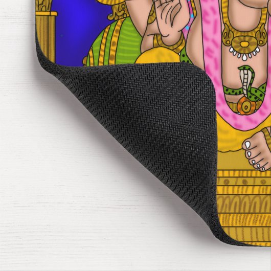 Lord Ganesha Mouse Pad Muismat (Hoek)
