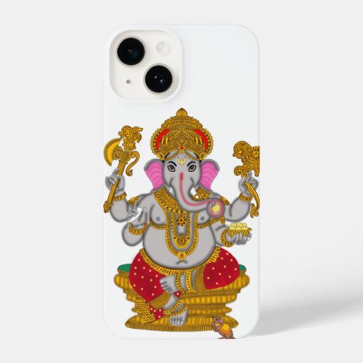Lord Ganesha Phone Hoesje iPhone Hoesje (Achterkant)