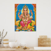 Lord Ganesha Poster (Keuken)