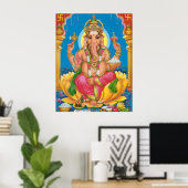 Lord Ganesha Poster (Thuiskantoor)