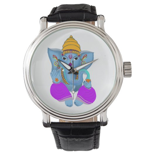 Lord Ganesha print horloge (Voorkant)