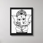 LORD GANESHA SCHILDERIJ ACRYL PRINT (Voorkant)