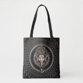 Lord Ganesha - Sepia Black Tote Bag (Voorkant)