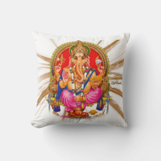 Lord Ganesha Shri Ganesha Shloka Kussen (Voorkant)
