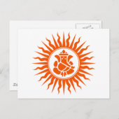 Lord Ganesha Sign Briefkaart (Voorkant / Achterkant)
