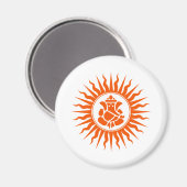 Lord Ganesha Sign Magneet (Voorkant / Achterkant)