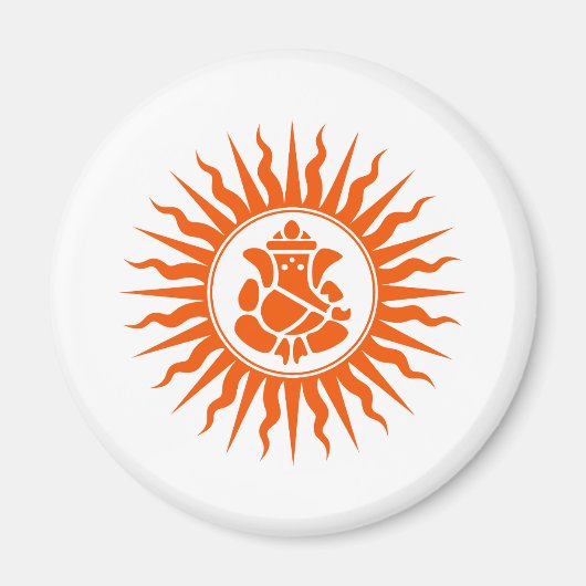 Lord Ganesha Sign Magneet (Voorkant)