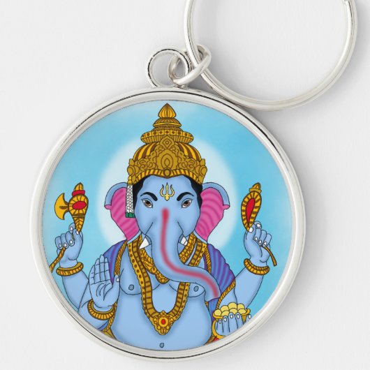 Lord Ganesha Sleutelhanger (Voorkant)
