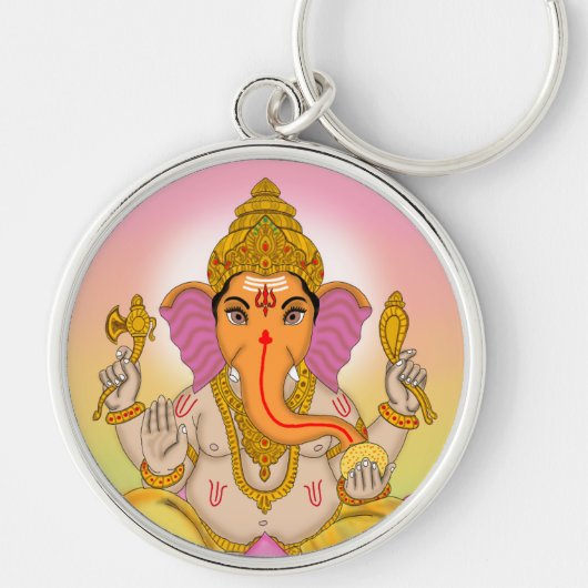Lord Ganesha Sleutelhanger (Voorkant)
