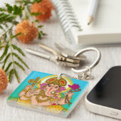Lord Ganesha Sleutelhanger (Voorkant Rechts)