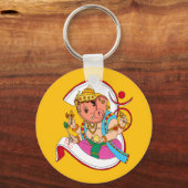 Lord Ganesha-sleutelhanger Sleutelhanger (Voorkant)