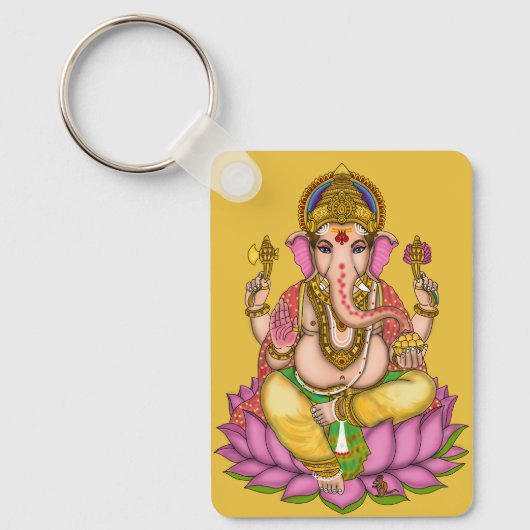 Lord Ganesha-sleutelhanger  Sleutelhanger (Voorkant)