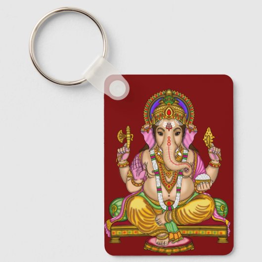 Lord Ganesha-sleutelhanger Sleutelhanger (Voorkant)