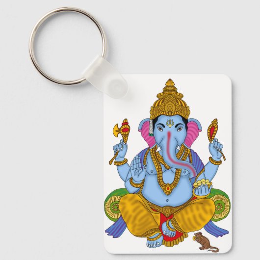 Lord Ganesha-sleutelhanger Sleutelhanger (Voorkant)