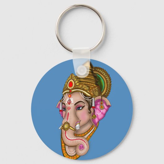 Lord Ganesha-sleutelhanger Sleutelhanger (Voorkant)