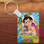 Lord Ganesha-sleutelhanger Sleutelhanger (Voorkant)