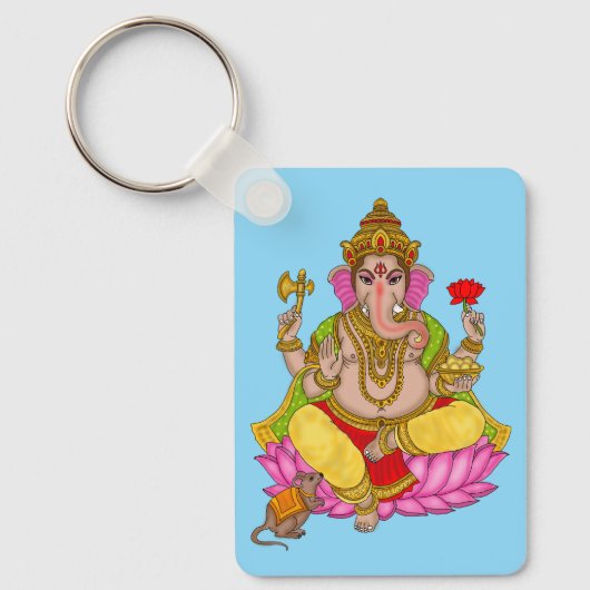 Lord Ganesha-sleutelhanger Sleutelhanger (Voorkant)
