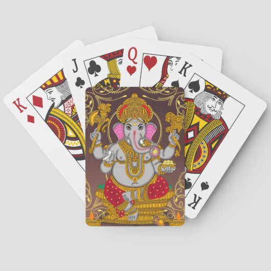 Lord Ganesha speelkaarten (Achterkant)