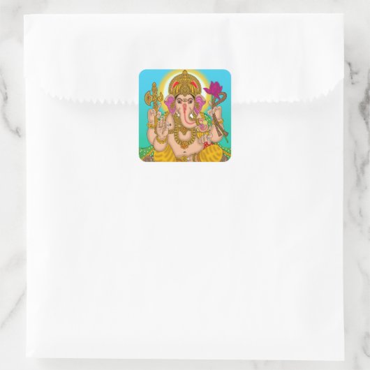 Lord Ganesha Sticker (Tas)