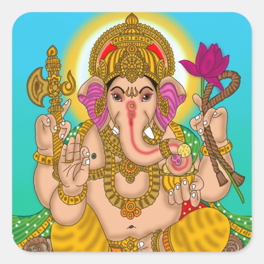 Lord Ganesha Sticker (Voorkant)