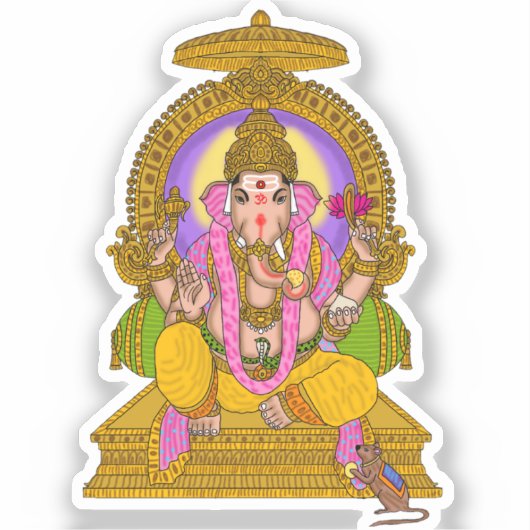 Lord Ganesha Sticker (Voorkant)
