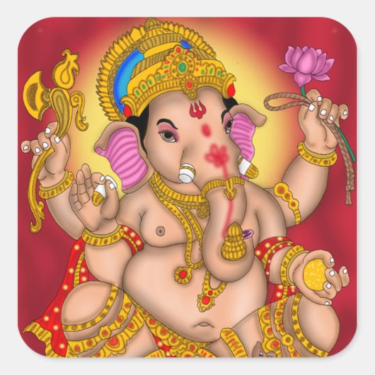 Lord Ganesha Sticker (Voorkant)