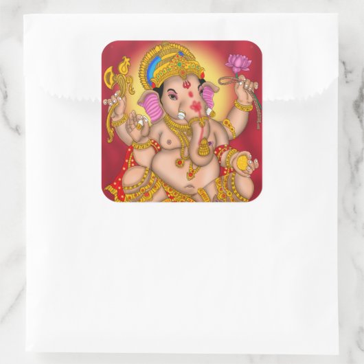 Lord Ganesha Sticker (Tas)