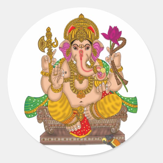Lord Ganesha Sticker (Voorkant)
