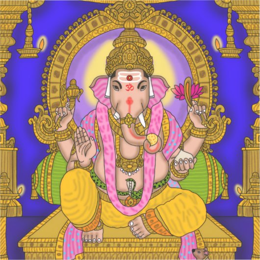 Lord Ganesha Sticker (Voorkant)