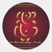Lord Ganesha - Sticker (Voorkant)