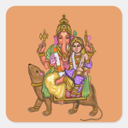 Lord Ganesha Sticker (Voorkant)