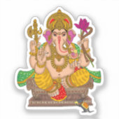 Lord Ganesha-sticker Sticker (Voorkant)
