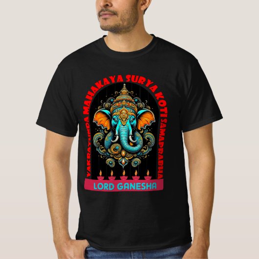 Lord Ganesha T-shirt (Voorkant)