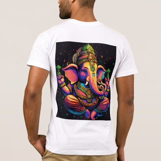 Lord Ganesha T-shirt (Achterkant)