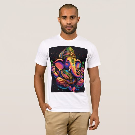 Lord Ganesha T-shirt (Voorkant volledig)